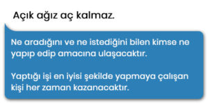 Açık ağız aç kalmaz